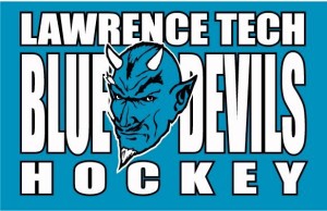 Kurt's Kuston Promotions Lawrence Tech Blue Devils Hockey Team Logo